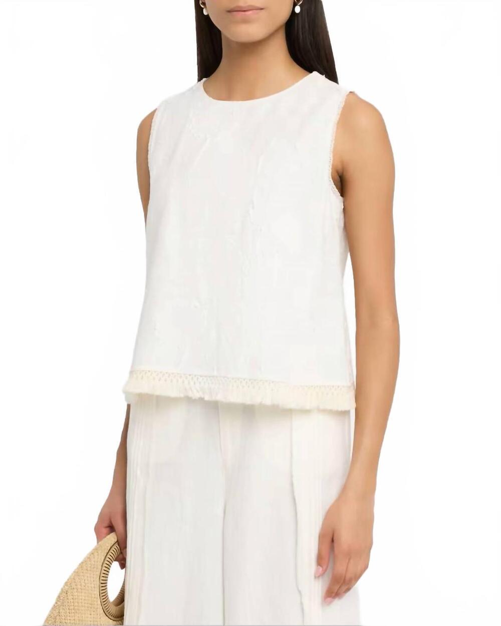 NEW JOHNNY WAS tobianne blouse in white